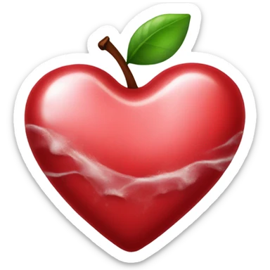 Cherry coke heart sticker