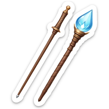 Harry potter magic wand sticker