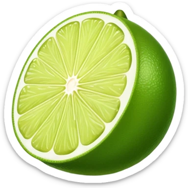lime fruit sticker