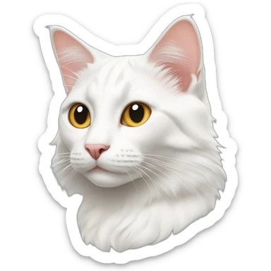 the turkish van cat sticker