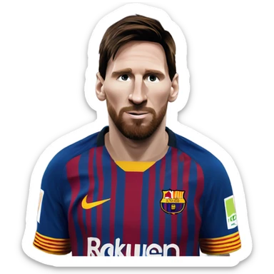 lionel messi sticker