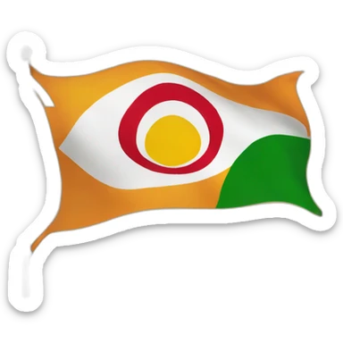 Yezidi flag sticker