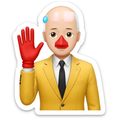 Generate saitama like from the anime sticker