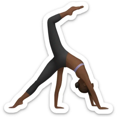 Yoga Pose sticker