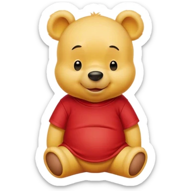 Pooh Bear sticker