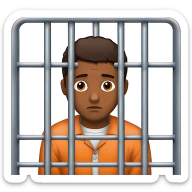 jail man lonely sticker