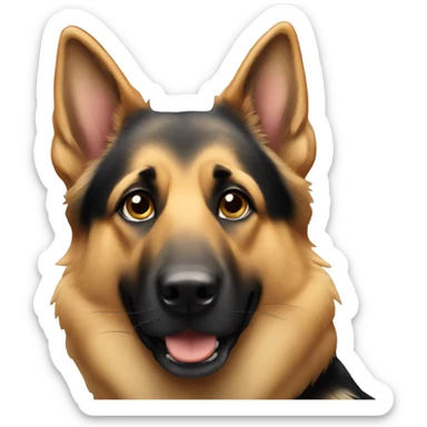 German shepherd  sticker