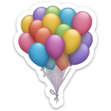 Balloons sticker