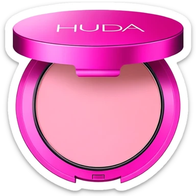 Huda beauty Powder pink  sticker