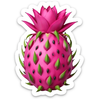 dragonfruit fruit sticker