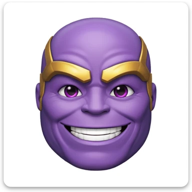 Thanos emoji sticker