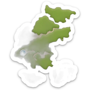 Tenerife map sticker