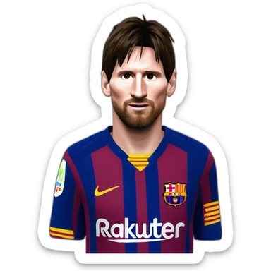 Lionel messi playing sega genesis sticker