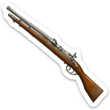 fusil 18eme siecle sticker
