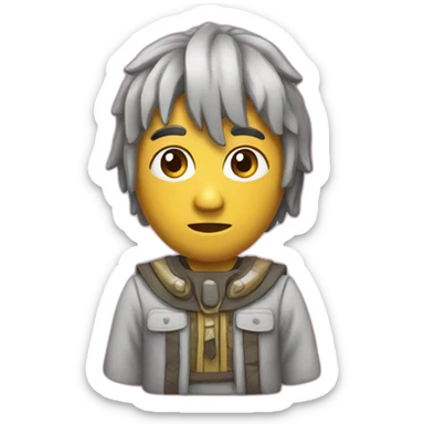 kang timbel fusia sticker