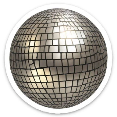 disco ball sticker