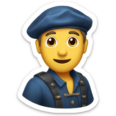 French Béret sticker