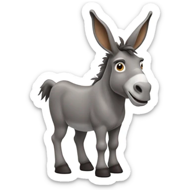 Donkey sticker