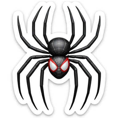 Spiderman's spider sticker