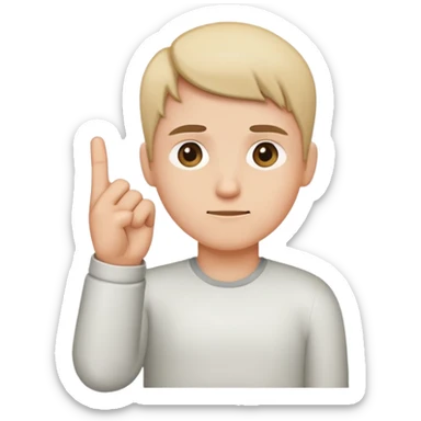 Side eye emoji with middle finger sticker