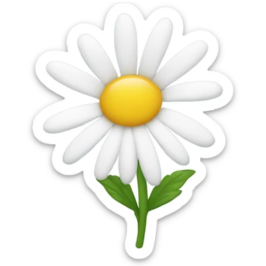 Daisy bouquet sticker