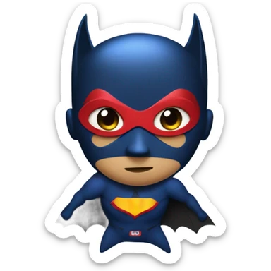 Batman Spider-Man  sticker