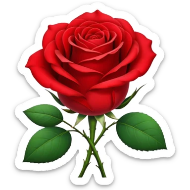 Rose sticker