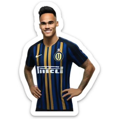 Lautaro Martinez from inter milan sticker