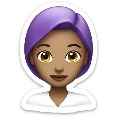 skin care Kit purple sticker