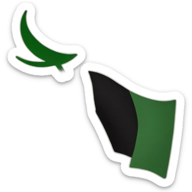 shahada flag sticker