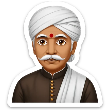 bharathiyar tamil poet sticker