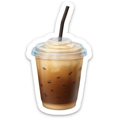 iced coffee sticker