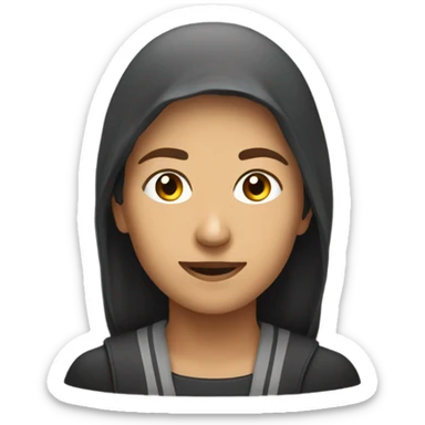 örümcek tutan kadı sticker