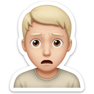 Frightened about accident sticker