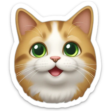 Un chat mignon sticker