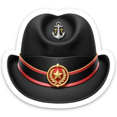 Napoleons  bicorne hat sticker