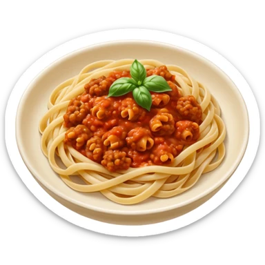 pasta bolognese sticker