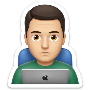 julio cesar codificando sticker