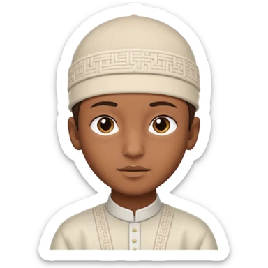 muslim boy sticker