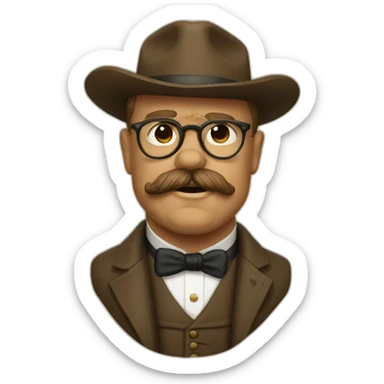 teddy roosevelt sticker