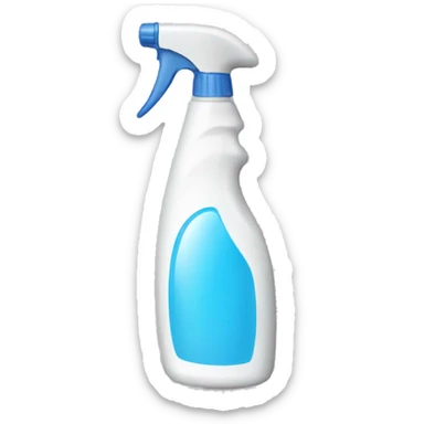 Cleaning spray bottle  sticker