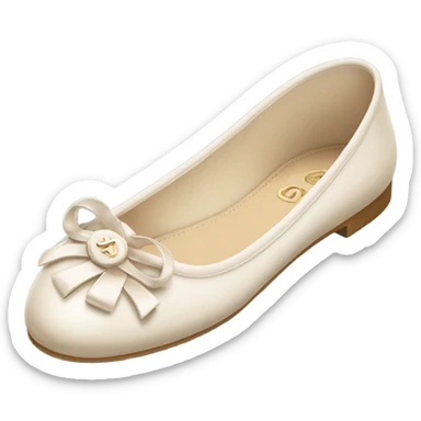 Chanel ballet flats sticker