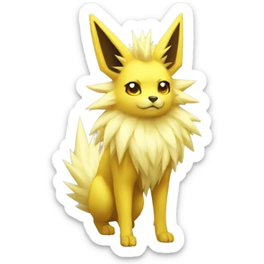 Jolteon full body sticker