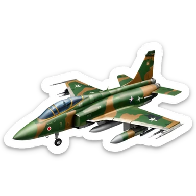 Make an f-5e tiger from the chilean air force sticker