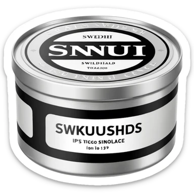 Create me SNUS with every single detail sticker