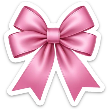 Nœud rose  sticker