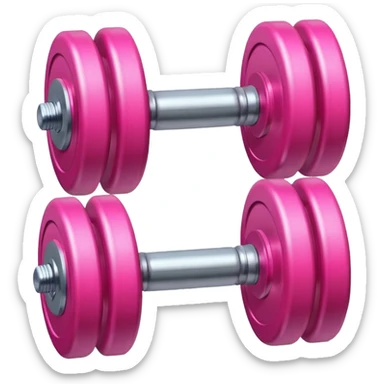 mancuernas rosas sticker