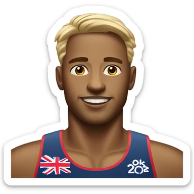 Olympic athlete GBR sticker