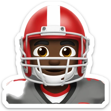 Georgia football player sticker