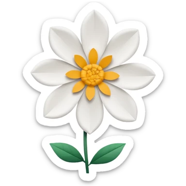 flor de papel sticker